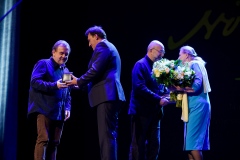 Nominowani Piotr Welk i Janusz Fogler odebrali Medale Pamiątkowe. (fot. Mazowiecki instytut Kultury)
