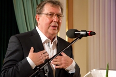 Maciej Wojtyszko, nagrodzony za autorstwo i reżyserię dramatu „Dowód na istnienie drugiego”, wystawionego w Teatrze Narodowym w Warszawie. Fot. Anita Kot-101