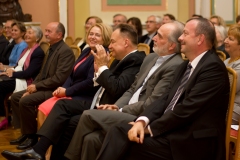 Na widowni zasiedli wicemarszałek sejmu Wanda Nowicka i mazowieccy samorządowcy. Fot. Anita Kot