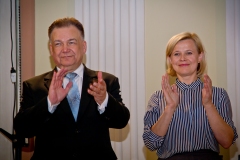 Gospodarzami gali byli marszałek Adam Struzik oraz przewodnicząca sejmikowej Komisji Kultury i Dziedzictwa Narodowego Bożena Żelazowska. Fot. Anita Kot