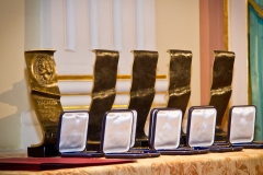 Statuetki czekały na laureatów. Fot. Anita Kot