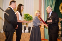 Bohdan Zadura odbiera statuetkę. Fot. Anita Kot