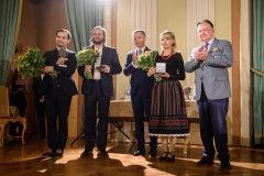 Janusz Wawrowski, Leszek Lorent, Ludwik Rakowski, Wioleta Fijałkowska i Adam Struzik, 23 września 2019, Zamek Królewski w Warszawie, fot. Tomasz Urbanek/East News