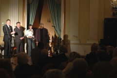 Jacek Sempoliński - Laureat w kategorii Sztuki plastyczne, który z autoironią stwierdził, że: „sztuka moja do nagród się nie nadaje”. Fot. arch. UMWM