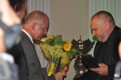 Laureat w kategorii sztuki plastyczne - Leon Tarasewicz. Fot UMWM