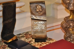 Statuetka Nagrody im. Cypriana Kamila Norwida. Fot. Karina Szymczuk