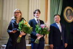 Od lewej: Lilianna Stawarz, Franciszek Pomianowski i Adam Struzik