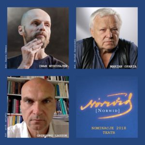 Zdjęcia nominowanych w kategorii Teatr 2018