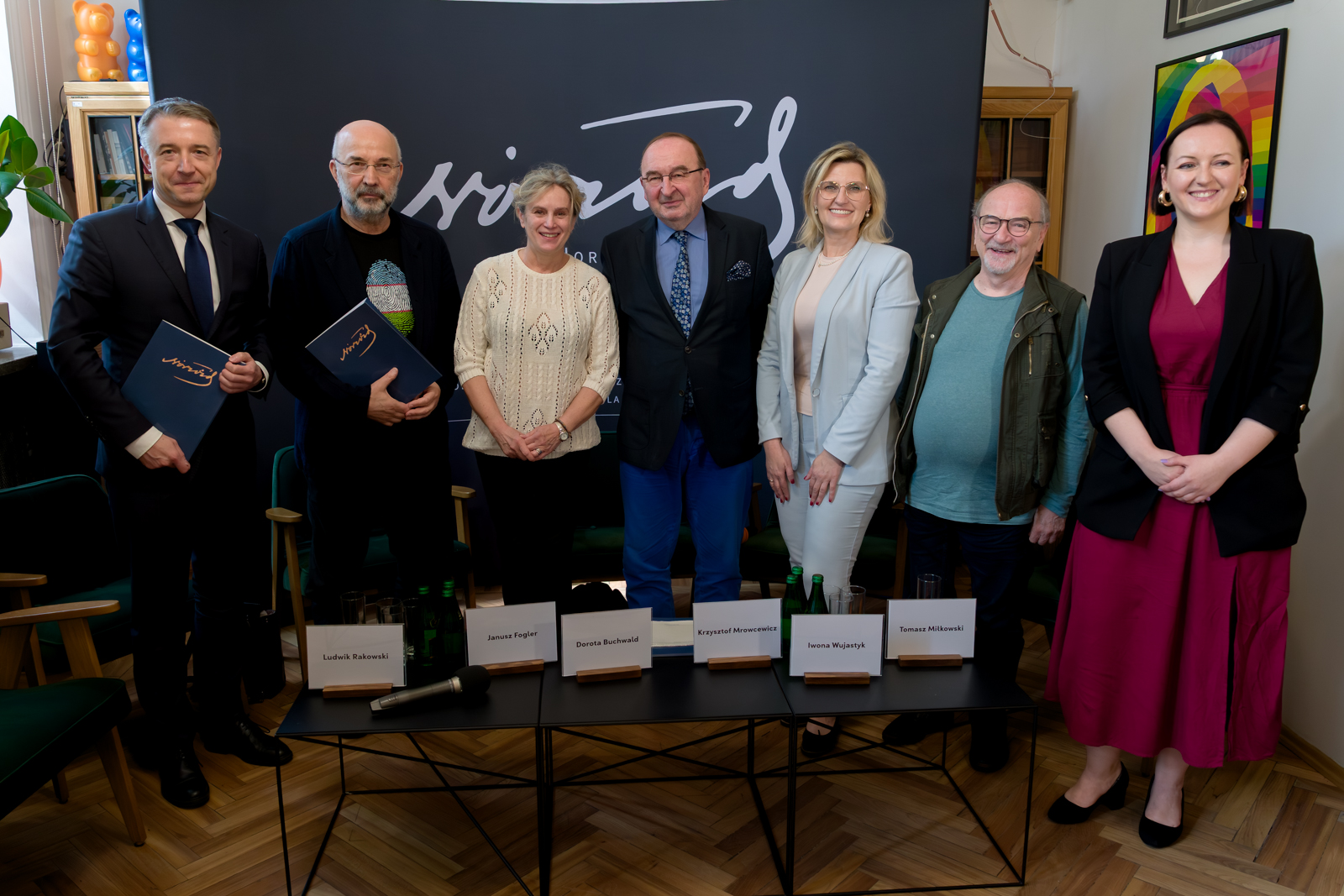 Uczestnicy śniadania prasowego